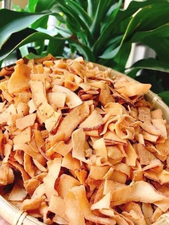 Gói 100g Dừa sấy giòn - doanvat_hangduong