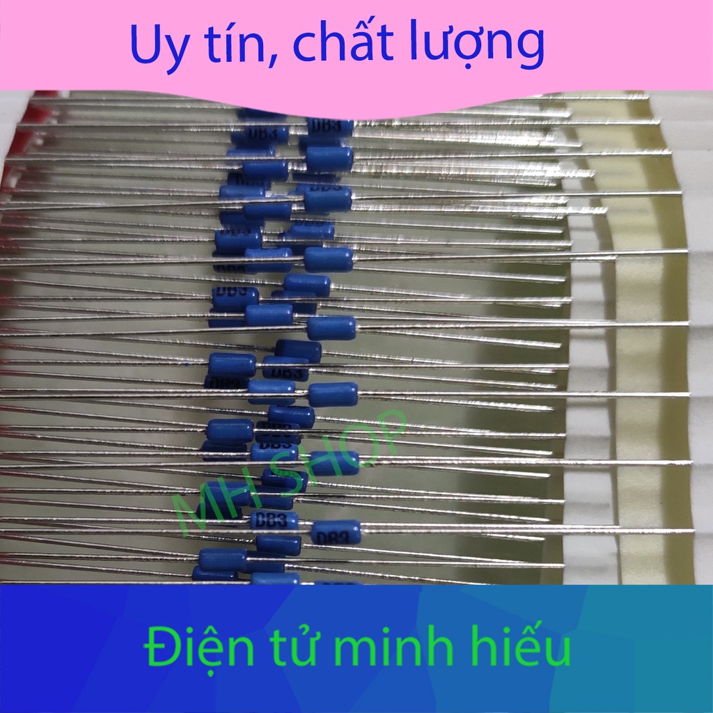 Set 50 Điốt (Diode)Kích Hoạt DB3 DB-3 Diac DO-35 DO-204AH