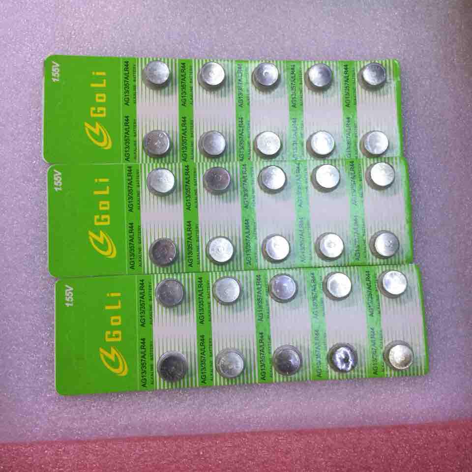3 vỉ pin AG13 /357A/LR44
