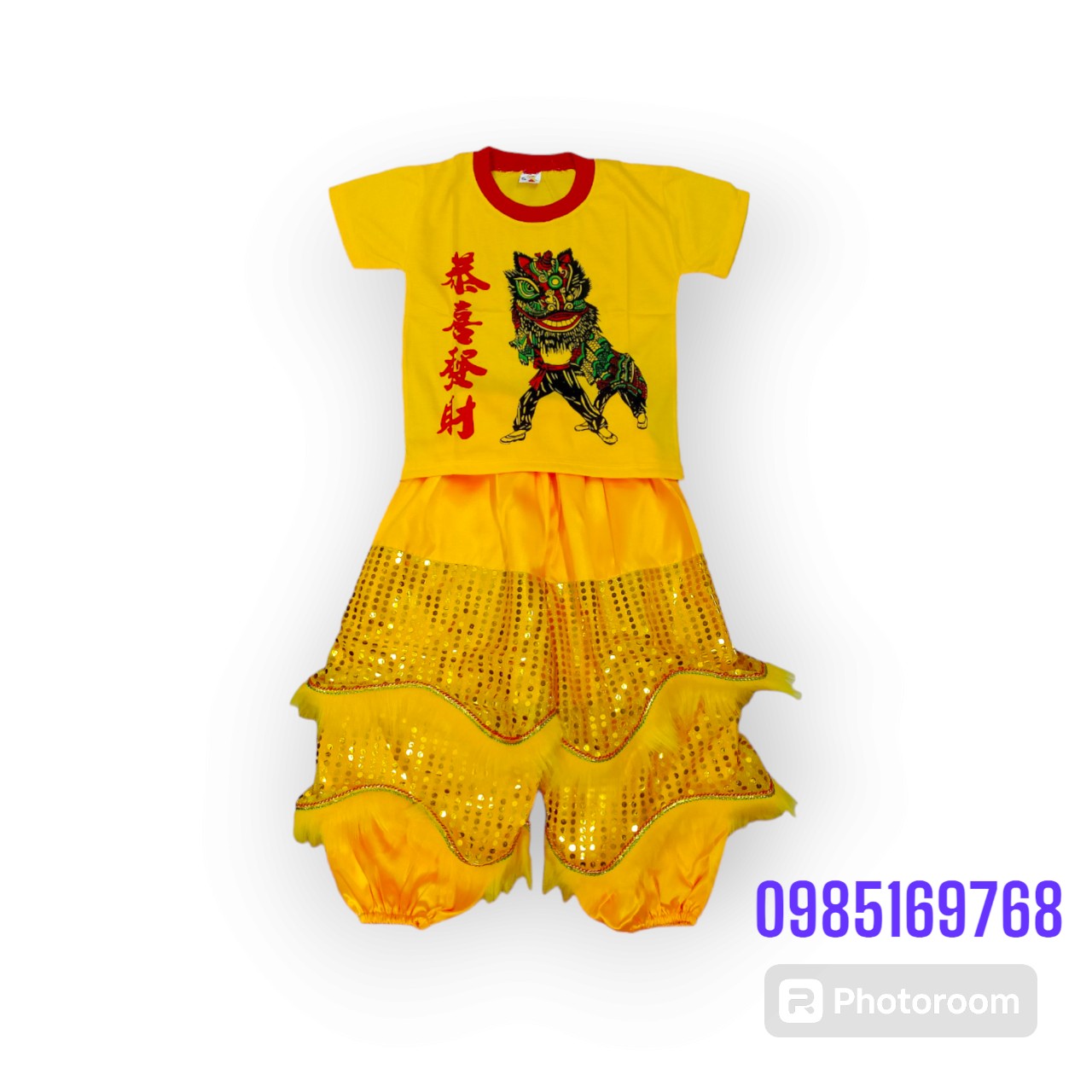 Bộ Quần Áo múa lân trung thu cho bé