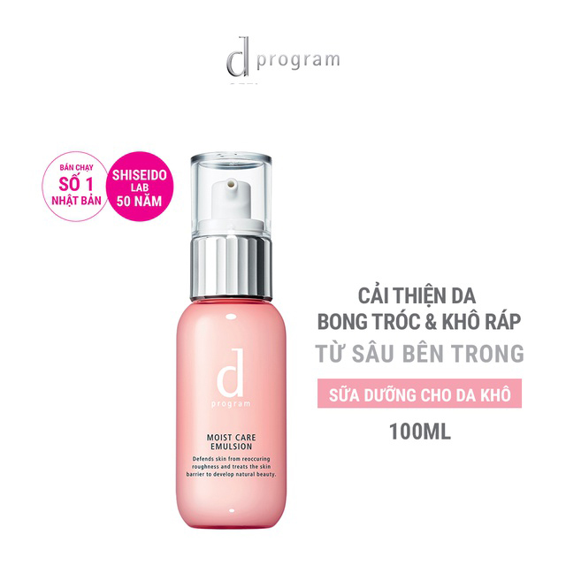[HCM]Sữa dưỡng D Program giúp cải thiện tình trạng da khô Moist Care 100ml
