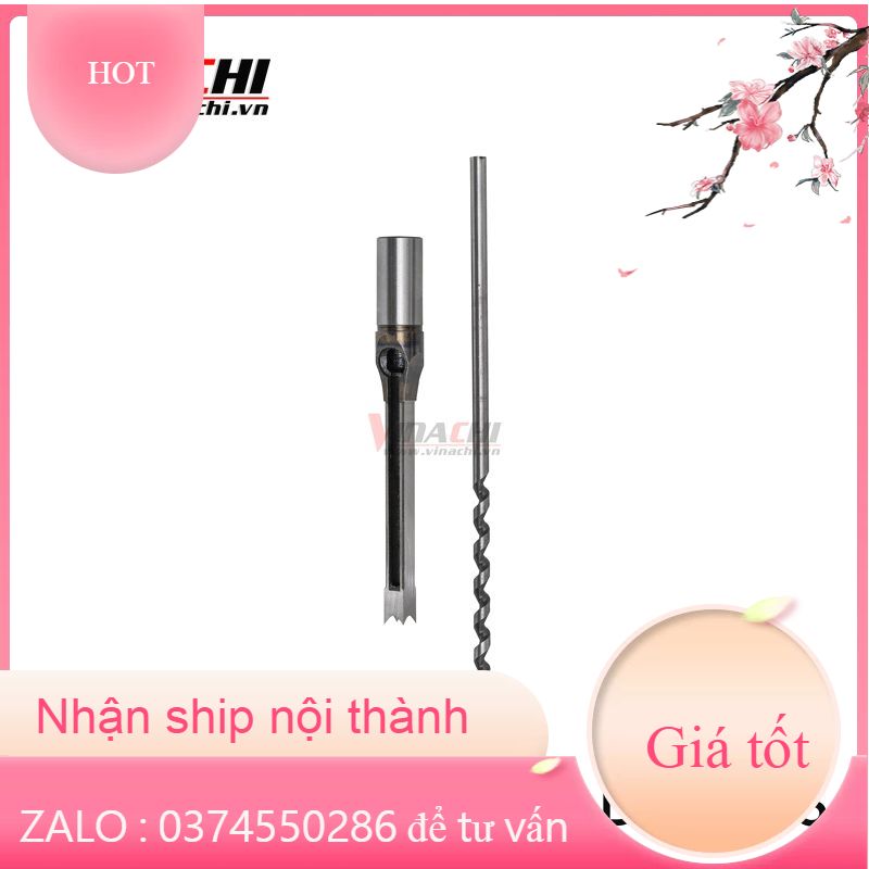 Mũi Đục Mộng Vuông - Mũi Đục Bái Long Dài chuyên dùng cho việc tạo mộng vuông trên vật liệu gỗ cực nhanh
