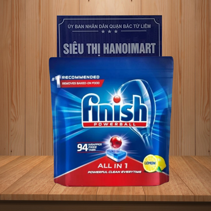 viên rửa bát finish All in 1 70 viên hoặc 24V finish all in 1 max