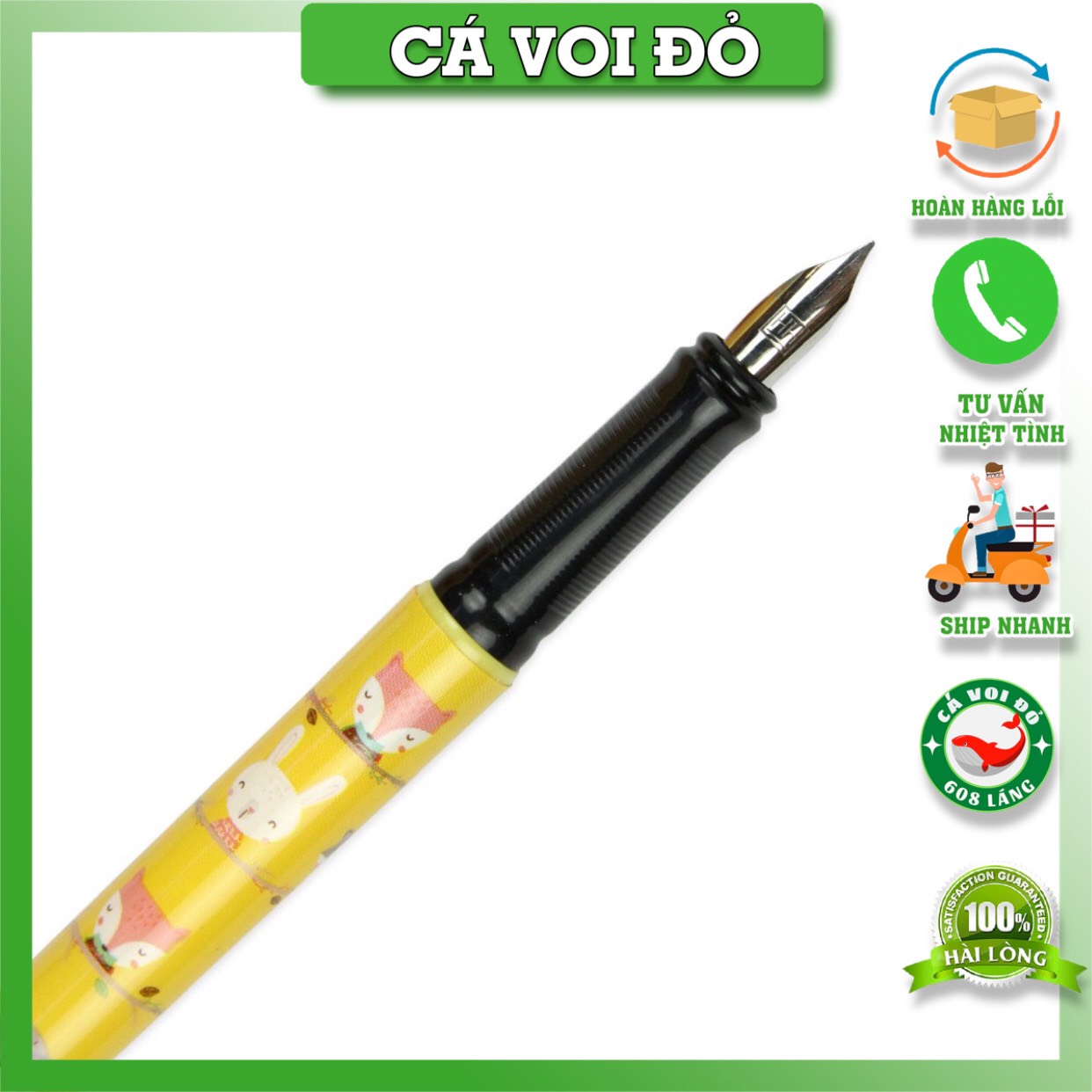 Bút máy nét hoa Hồng Hà Pattern Y01 2278