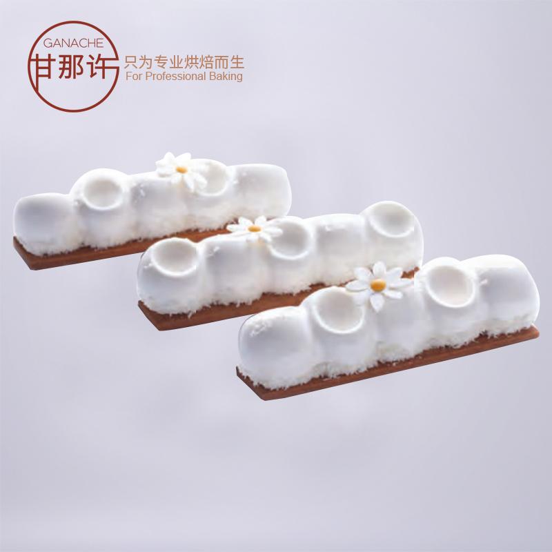 Gan Đó Xu Ý Bánh Bánh Mousse Bộ Tạo Khuôn Hình 14 THẬM CHÍ Hoa Nhỏ Dạng Sợi Dài Nướng Silicone Bộ Tạo Khuôn Hình