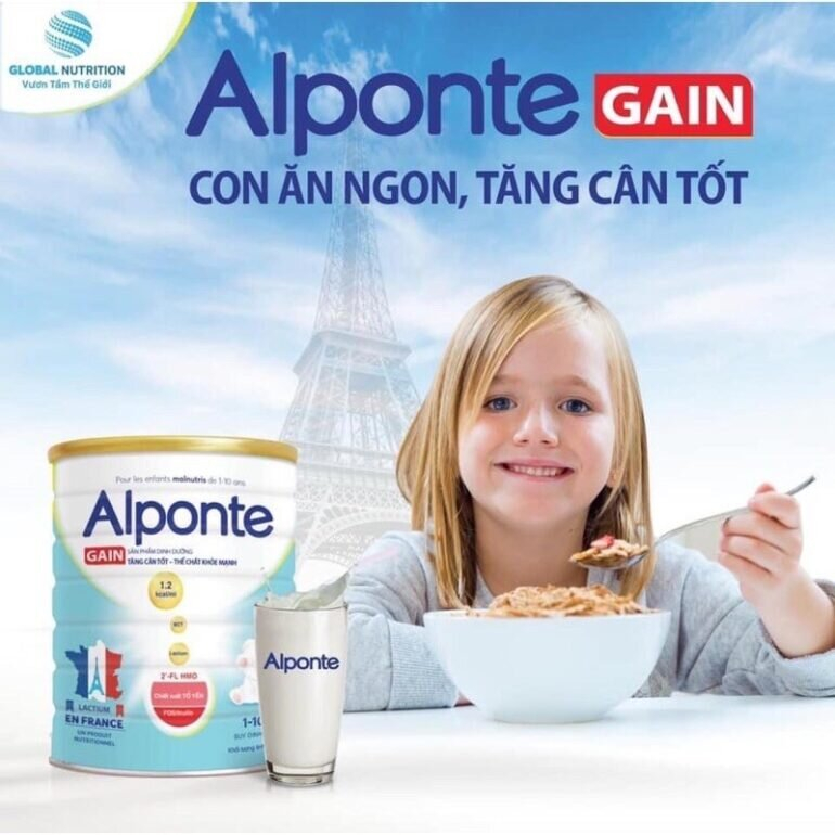 Combo 3 Lon Sữa Alponte Gain 0+ 1+ 800g HSD 2026
