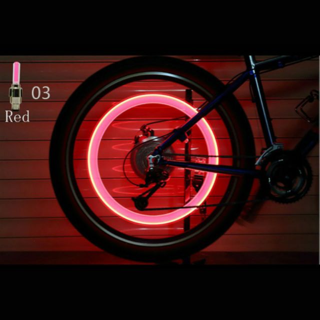 [Đèn] 🍨Đèn led🍨 neon gắn van xe đạp xe máy [BẢO HÀNH 1 NĂM]
