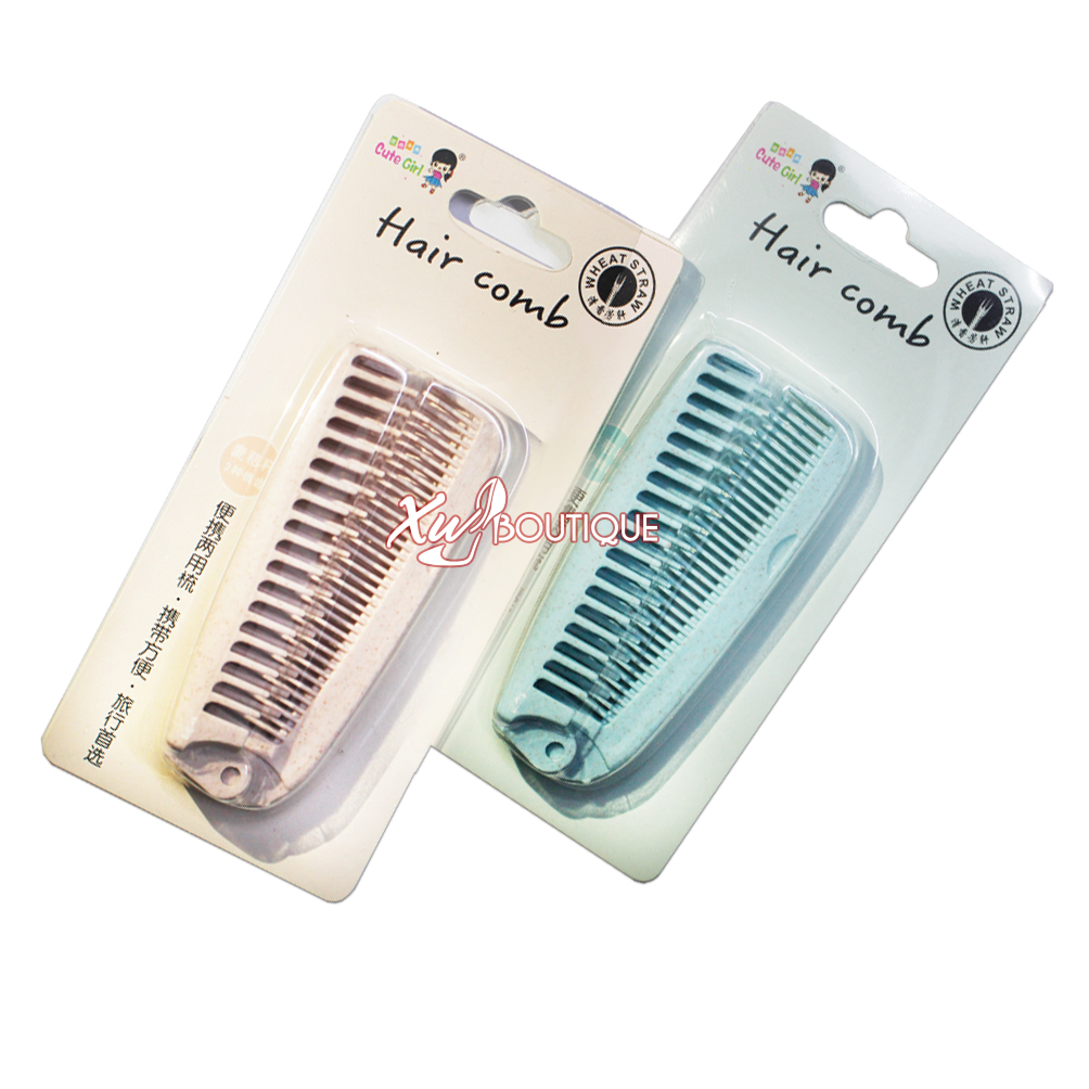 Lược Chải Tóc Mini  Lược Chải Tóc Gỡ Rối Dạng Gấp Nhỏ Gọn