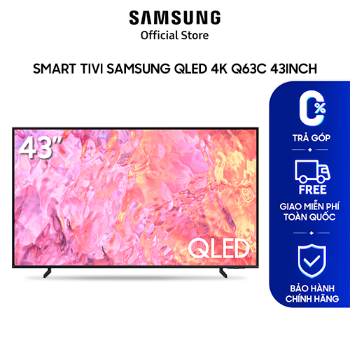 [MIỄN PHÍ VẬN CHUYỂN] Smart Tivi Samsung QLED 4K Q63C
