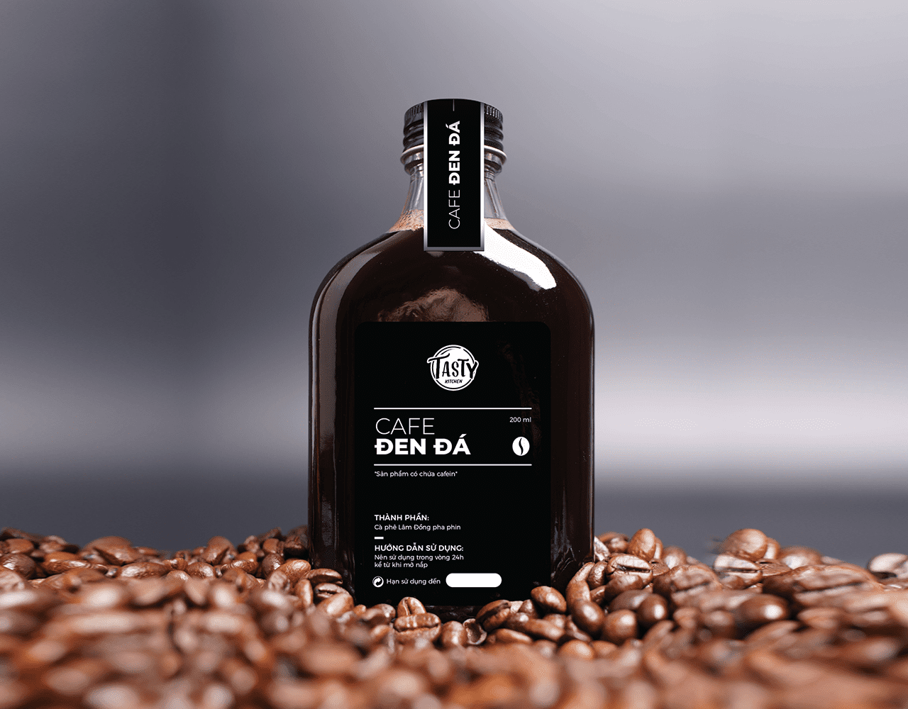 [ Chỉ giao HCM ] Cà phê đen chai 200 ml