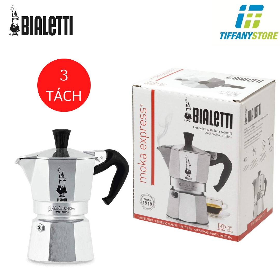 [HCM]Ấm pha cà phê Bialetti Moka Express - Made in Italy