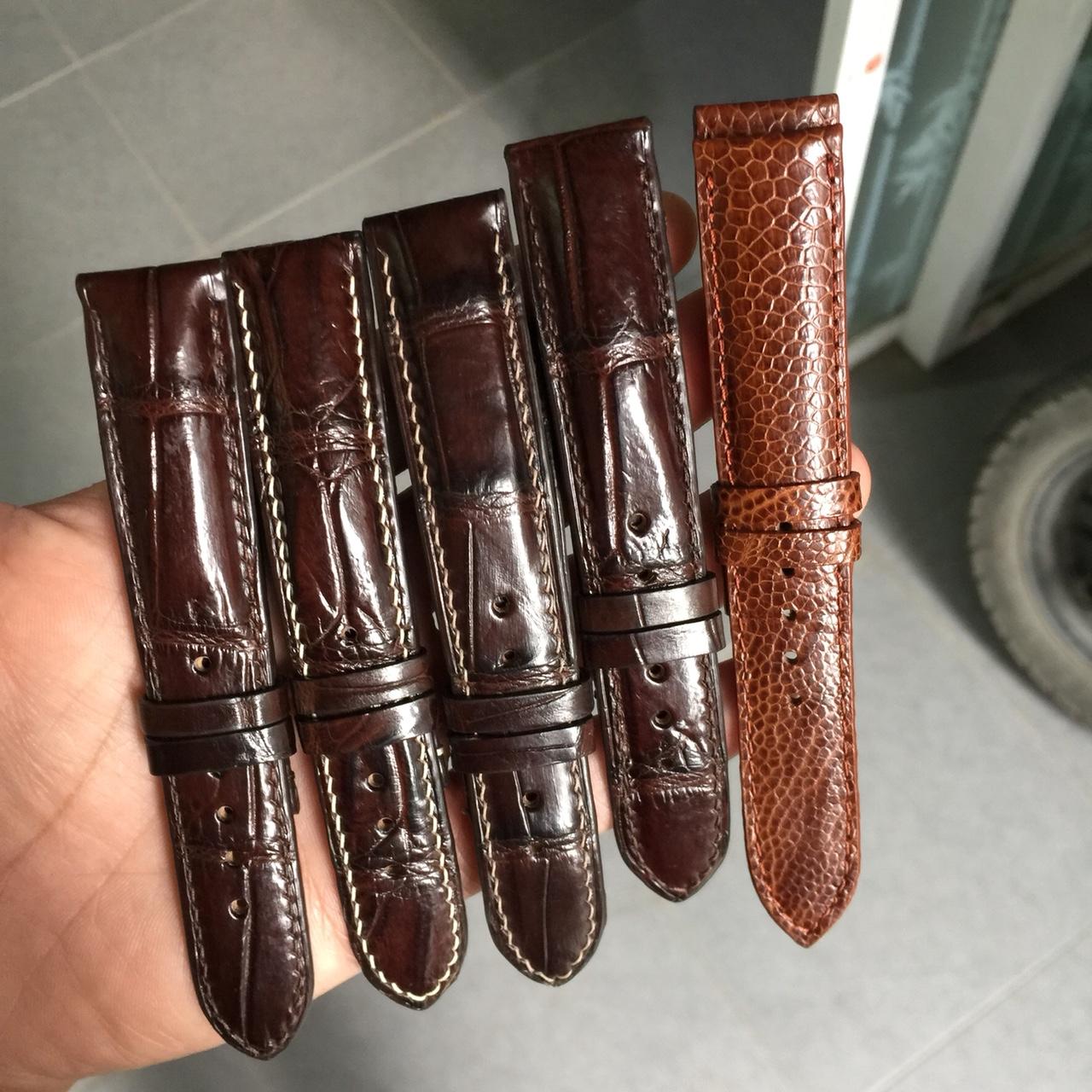Dây Đồng Hồ Da Cá Sấu Handmade VIP05