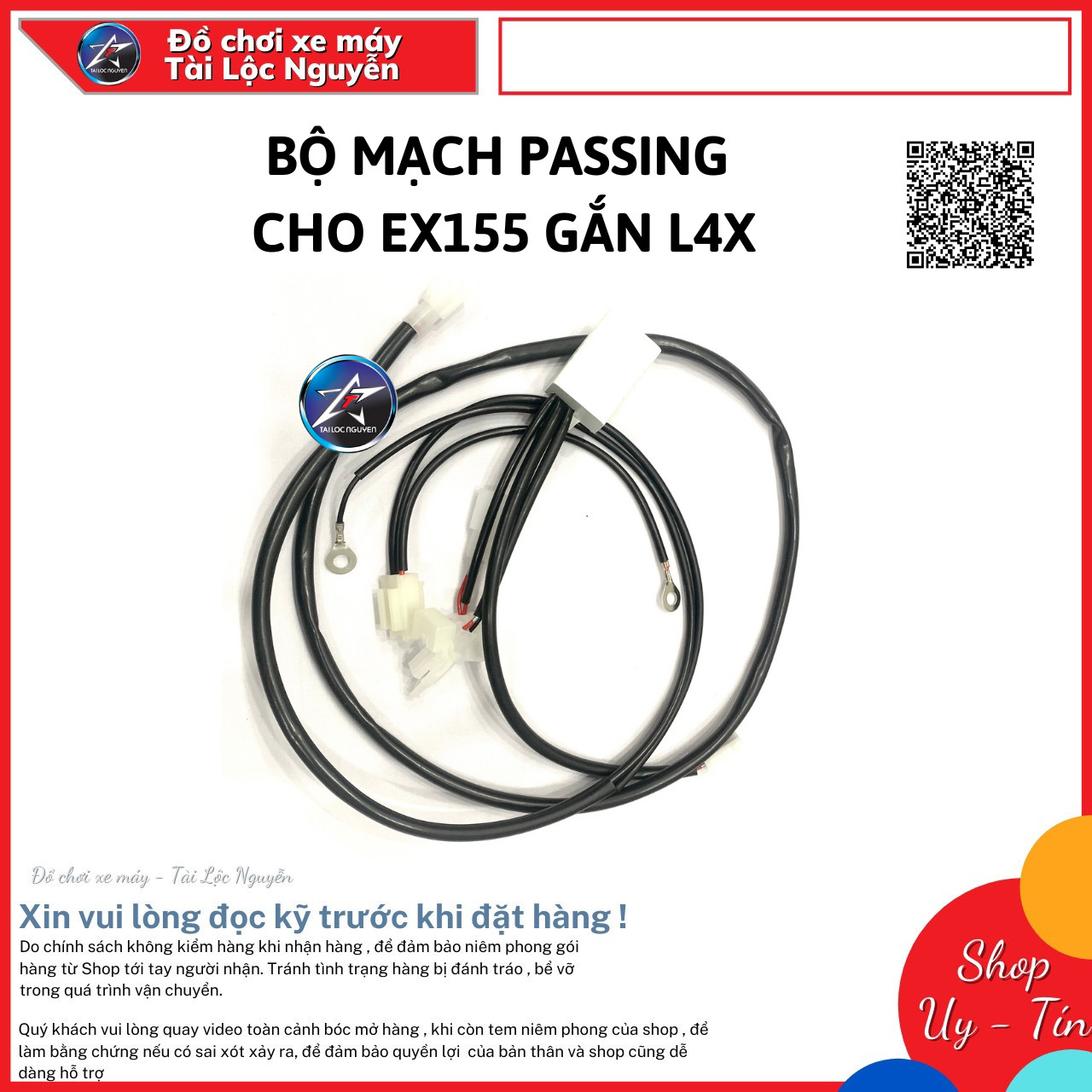Bộ mạch passing cho ex155 gắn đèn l4x