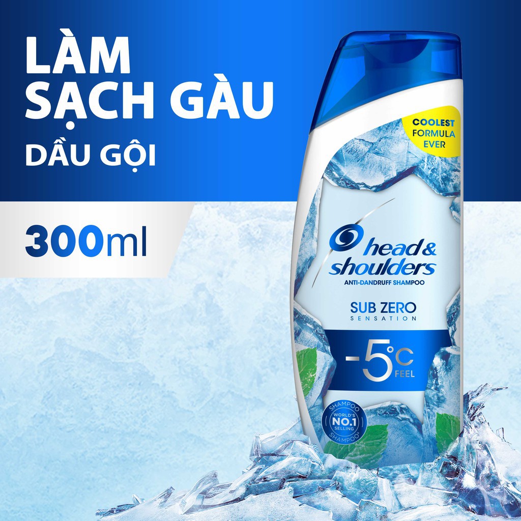 Dầu Gội Head & Shoulders Băng Lạnh Sạch Gàu Sub Zero Sensation Hasaki Sản Phẩm Chính Hãng