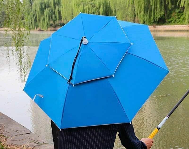 Ô, Dù đội đầu 2 tầng gấp gọn tiện dụng