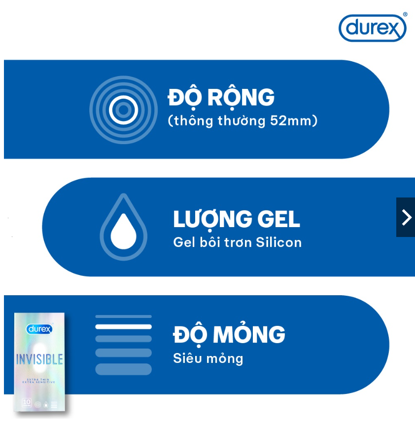 BAO CAO SU SIÊU MỎNG INVISIBLE HỘP 10 CHIẾC