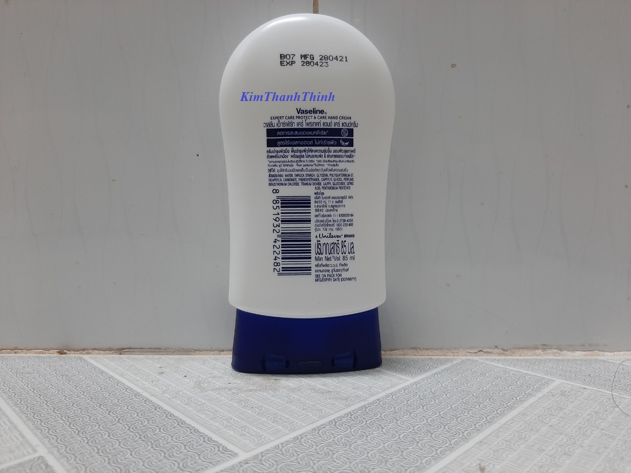 (KTT) Kem dưỡng da tay và móng Vaseline 85ml - Thái Lan