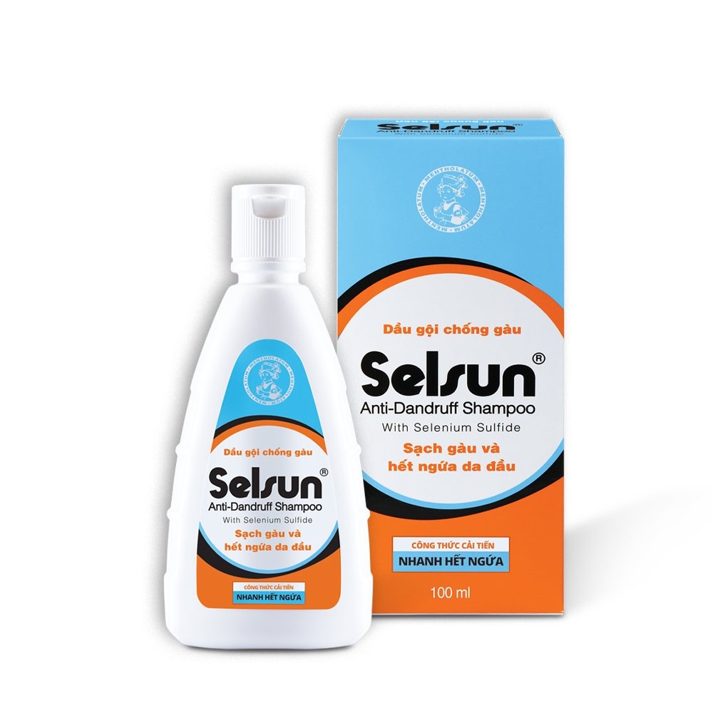 Dầu gội chống gàu Selsun 100ml “đánh bay” gàu, da đầu hết ngứa