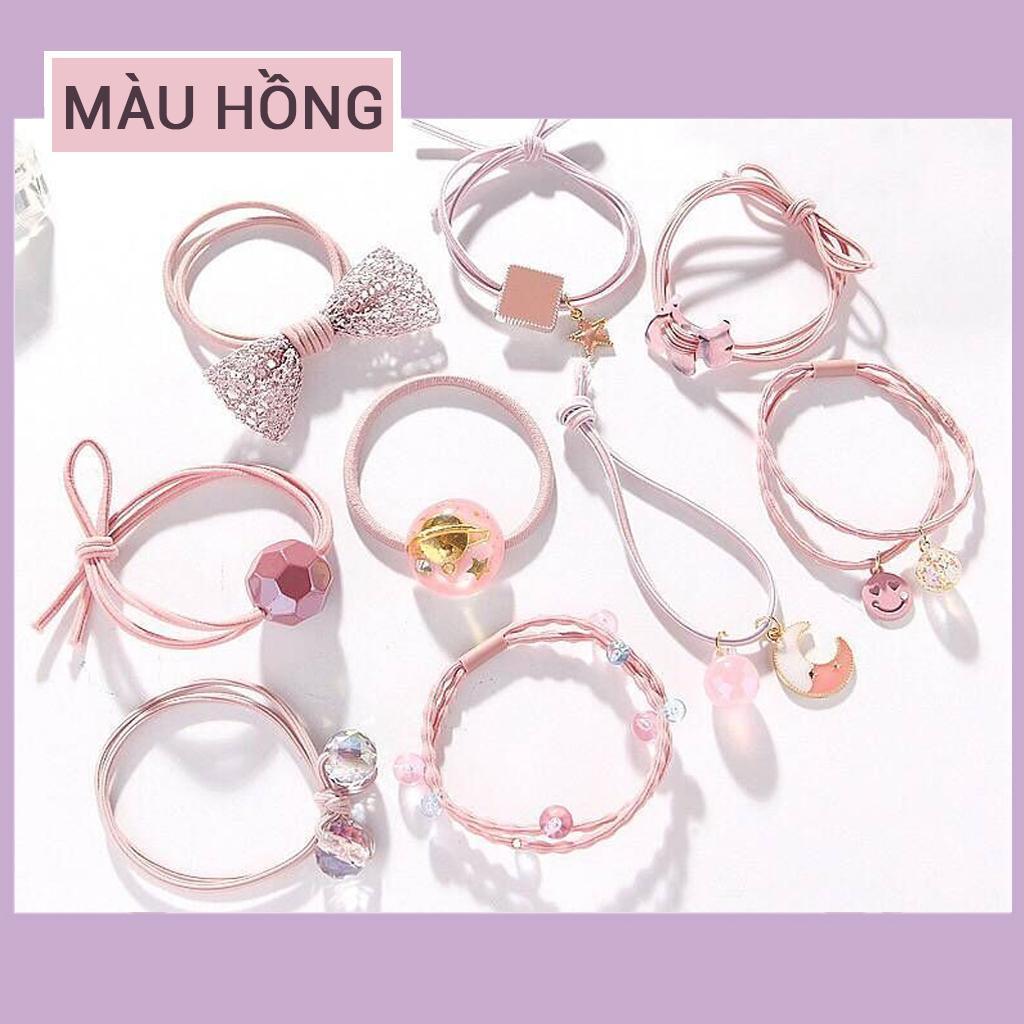 [HCM]bộ 3 dây cột tóc model hàn quốc