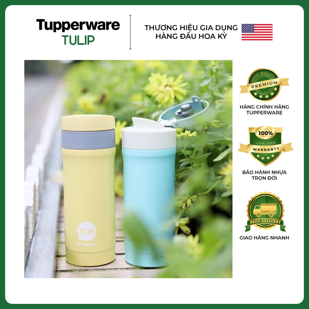 [HCM] BÌNH GIỮ NHIỆT EASY OPEN 300ML TUPPERWARE CHÍNH HÃNG 100%