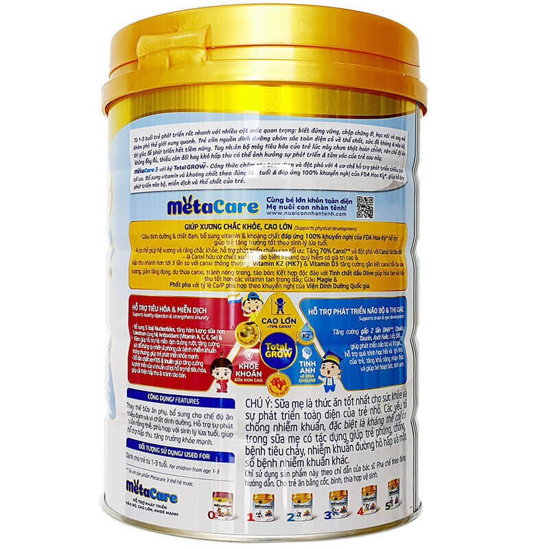 [Mẫu mới] Sữa Metacare số 3 900g (date mới)