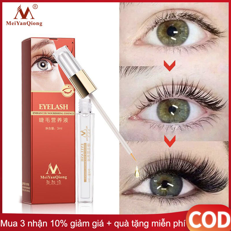 MeiYanQiong thảo dược lông mi tăng tinh chất trưởng điều trị Serum lỏng tăng cường mi mắt dài hơn dày hơn tốt hơn so với mở rộng lông mi trang điểm mạnh mẽ