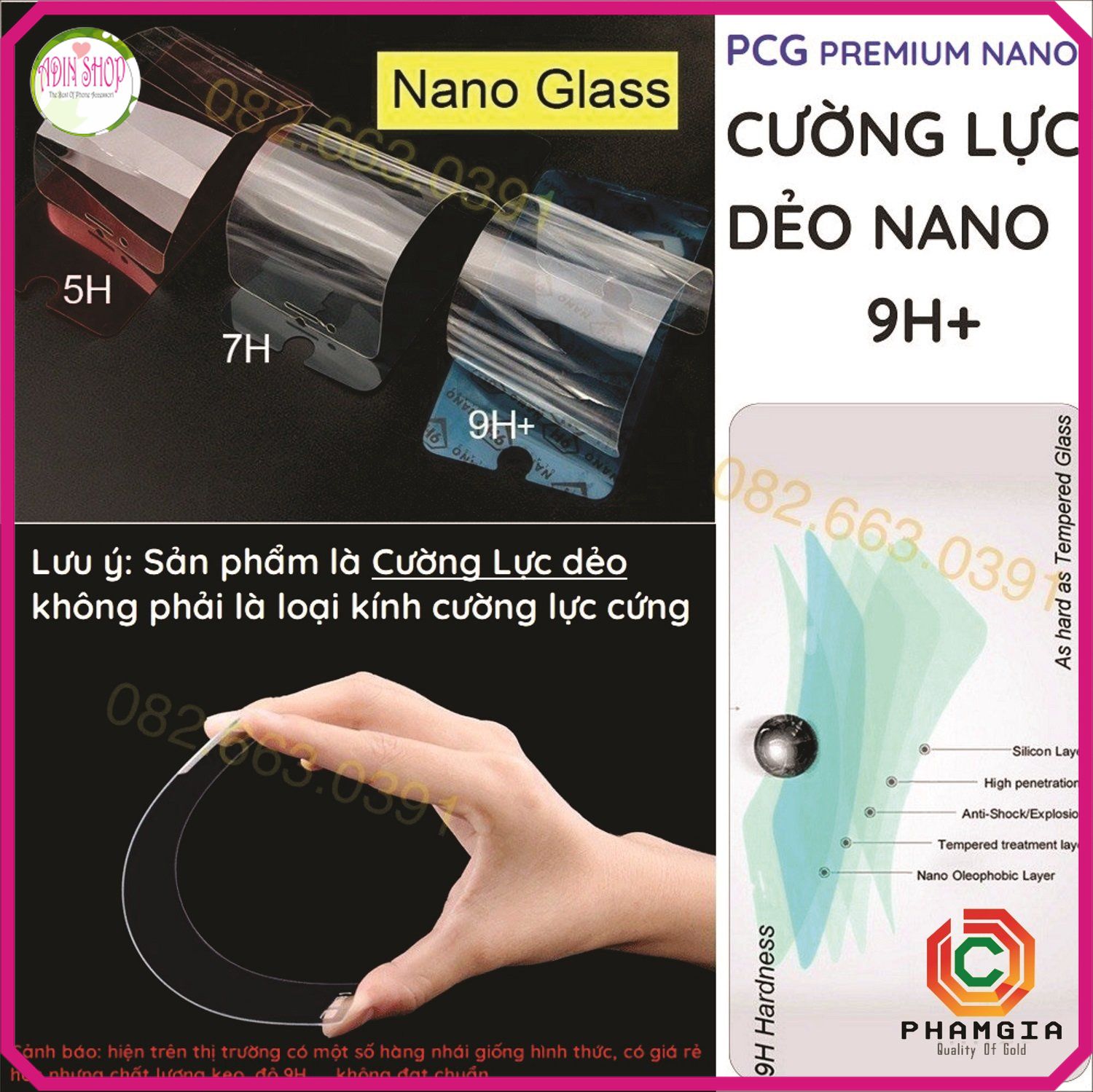 Kính Cường Lực Vsmart Active 1+