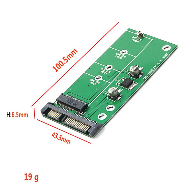 Mạch chuyển M.2 SATA sang cổng SATA - MA07