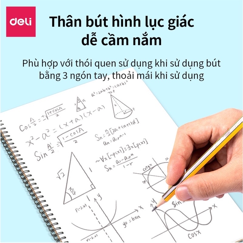 Bút Chì Gỗ C004-2B Deli 1 Cây