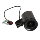 6 Alarm Sound Bike Bicycle Electric Horn Siren Bell with Mount Kit Black