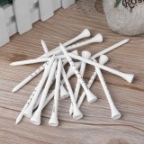 80 cái 83 mét Bằng Gỗ Golf Phụ Kiện Trắng Sọc Quy Mô Kỹ Thuật Số Tee Hệ Thống-quốc tế
