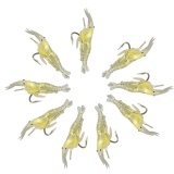 9Pcs Soft Shrimp Fishing Bait Worm Lures Hook Crankbaits Hooks Baits Tackle -  intl