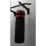 Bao cát đấm bốc cao 70x20cm (Đen phối đỏ)