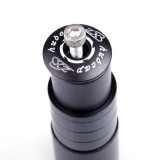 Bike Handlebar Fork Stem Riser Rise Up Extender Adaptor Black -  intl