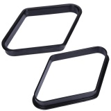 [joyonline] Billiards 9 Ball Pool Table Triangle Rack Heavy Duty Black Plastic - intl(Black)