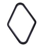 [joyonline] Billiards 9 Ball Pool Table Triangle Rack Heavy Duty Black Plastic - intl(Black)