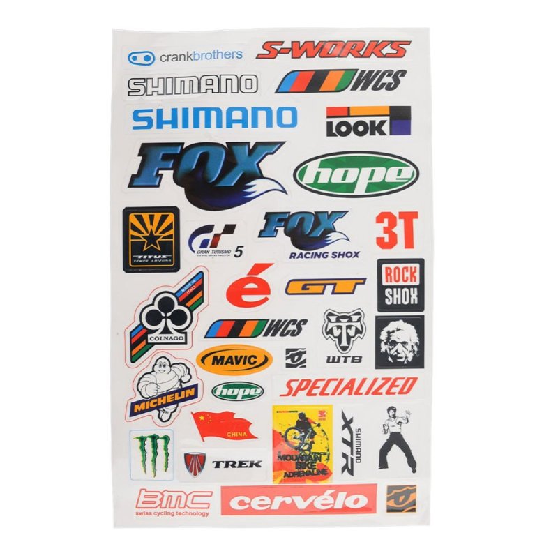 Mua BMX MTB Road Bike Cycling Bicycle Skateboard Decal Cool Sheet Stickers Sticker - intl