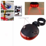 [HCM]  Bộ 2 Đèn Xe Đạp Chiếu Hậu Đèn Led 7 Chế Độ Và Laser 2 Chế Độc
