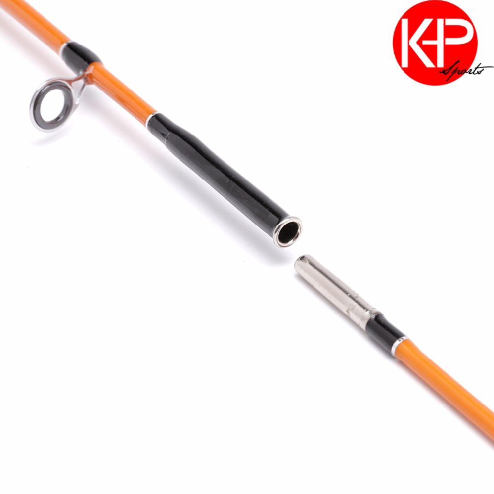 Bộ cần cầu cá 2 khúc mini WPower 1m5 Orange Giá Rẻ