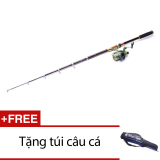 [HCM]Bộ cần câu Cacbon 3M KHP + Tặng túi câu cá