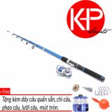 [HCM]Bộ Cần Câu KHP Blue 3m + Tặng Kèm 5 Phụ Kiện