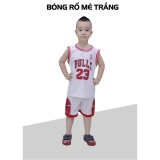 Bộ đồ bóng rổ trẻ em CPSports (Trắng)