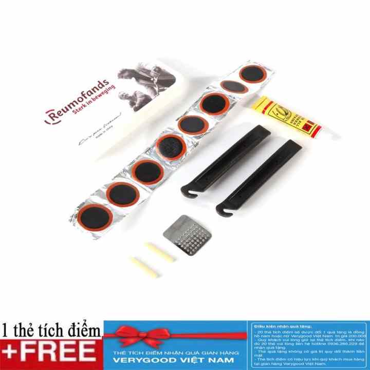 Bộ dụng cụ sửa chữa vá xăm xe đạp mini bỏ túi + Tặng kèm thẻ tích điểm Verygood
