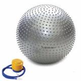 Bóng Yoga cao cấp+ Kèm bộ dụng cụ bơm hơi TPS Gai 65CM (Màu Ghi)