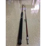 Cần câu 2 khúc đặc ruột Shimano 2,1m (Màu Đỏ Mận)