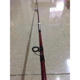 Cần câu 2 khúc đặc ruột Shimano 2,1m (Màu Đỏ Mận)