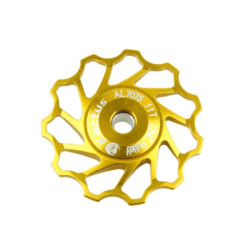Phân phối Cokmp KACTUS Nhôm Jockey Bánh Xe Phía Sau Derailleur Ròng Rọc Shimano Sram (Vàng) (Vàng)-quốc tế