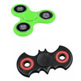 COMBO 2 Đồ Chơi Con Quay Giúp Xả Stress Yoga Fidget Spinner (Xanh lá,Đen)