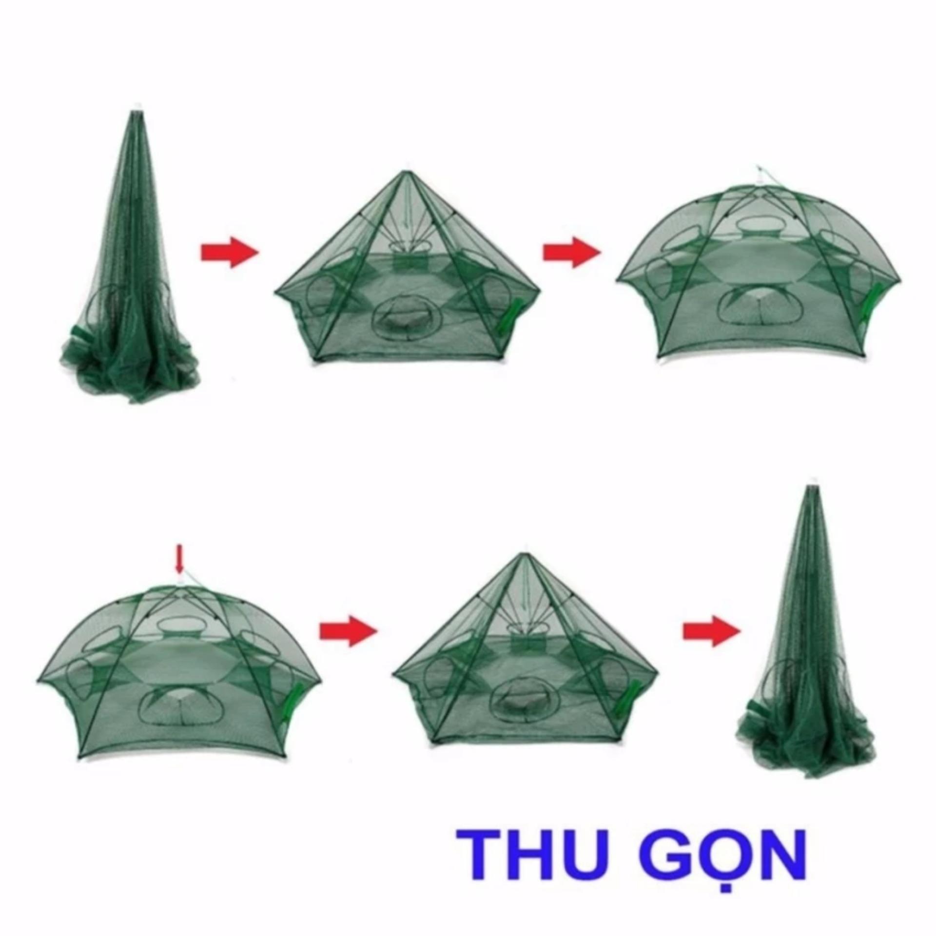 Combo 2 lồng đánh bắt cá bát quái 8 cửa ma thuật -(*Đồ Câu Biển Xanh)