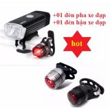 (Tặng đèn hậu móc đa năng ) Đèn pha siêu sáng cho xe đạp